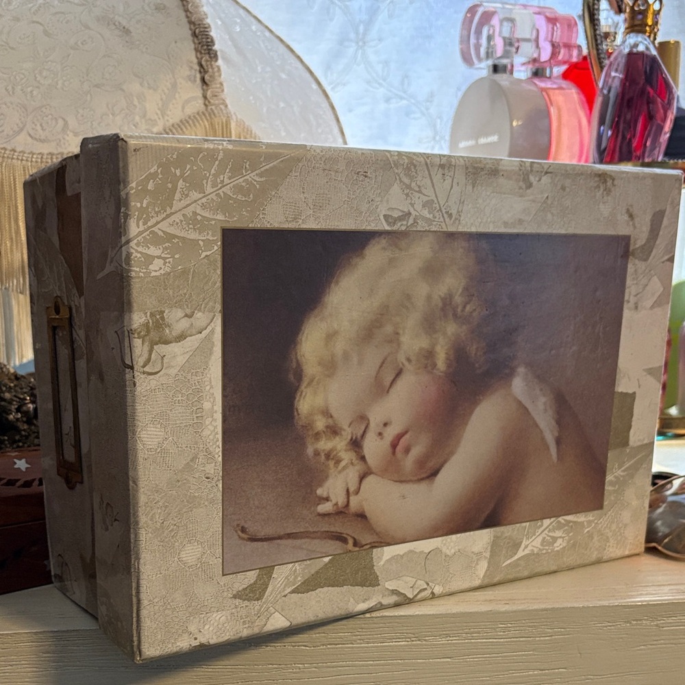 Vintage Angelic Decorative Box Keepsake